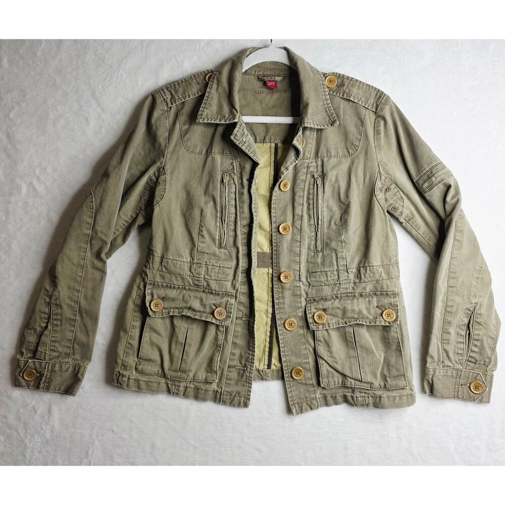 Sundance Vintage Sz8 Cargo Grunge Utility Military Field Cotton. Thrashed Worn‎
